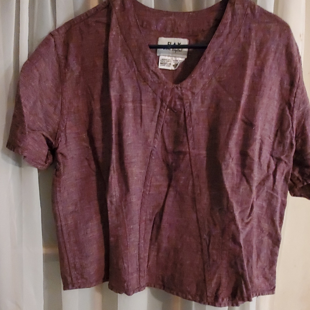Flax 100% linen blouse